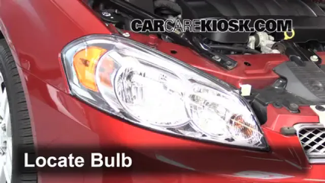 2013 Chevrolet Impala LT 3.6L V6 FlexFuel Éclairage Feu clignotant avant (remplacer l'ampoule)